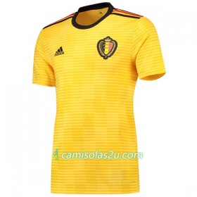 Camisolas de Futebol Bélgica Equipamento Alternativa Copa do Mundo 2018 Manga Curta